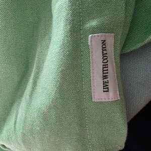 Muse Fath Mens Green Cotton Oxford Long Sleeve Button Down Shirt Size Large